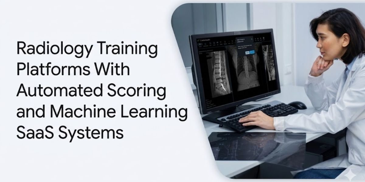 radiology training platform automated scoring machine learning saas​