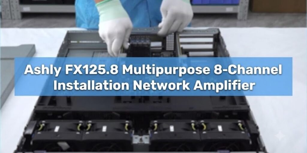 Ashly FX125.8 Multipurpose 8-Channel Installation Network Amplifier
