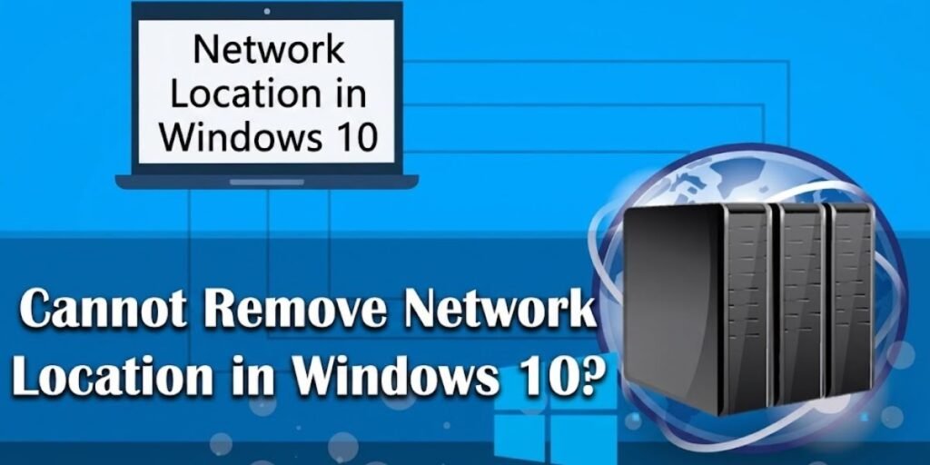 Cannot Remove Network Location in Windows 10?
