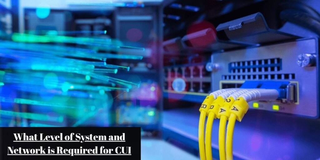 What Level of System and Network is Required for CUI